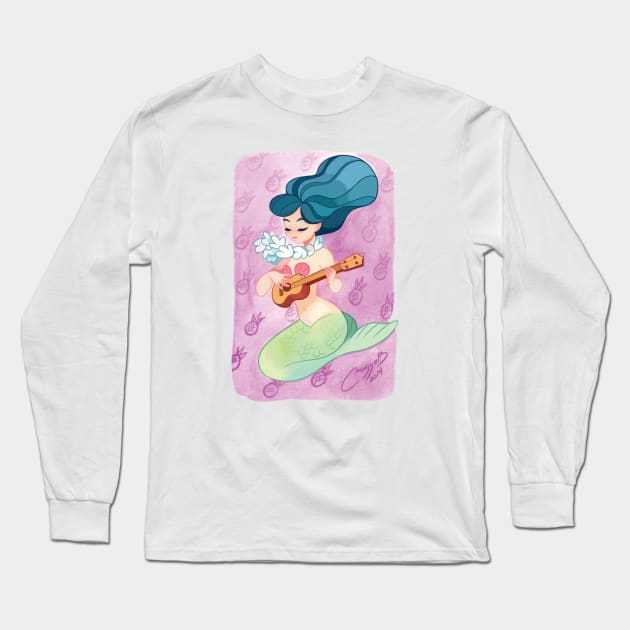 ukulele Long Sleeve T-Shirt by melivillosa